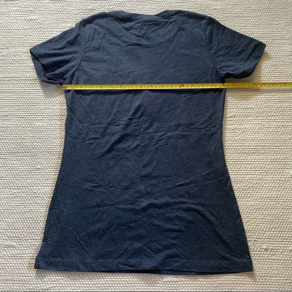 Next Level Apparel Blue Crew Neck T-Shirt Size M - Picture 4 of 5